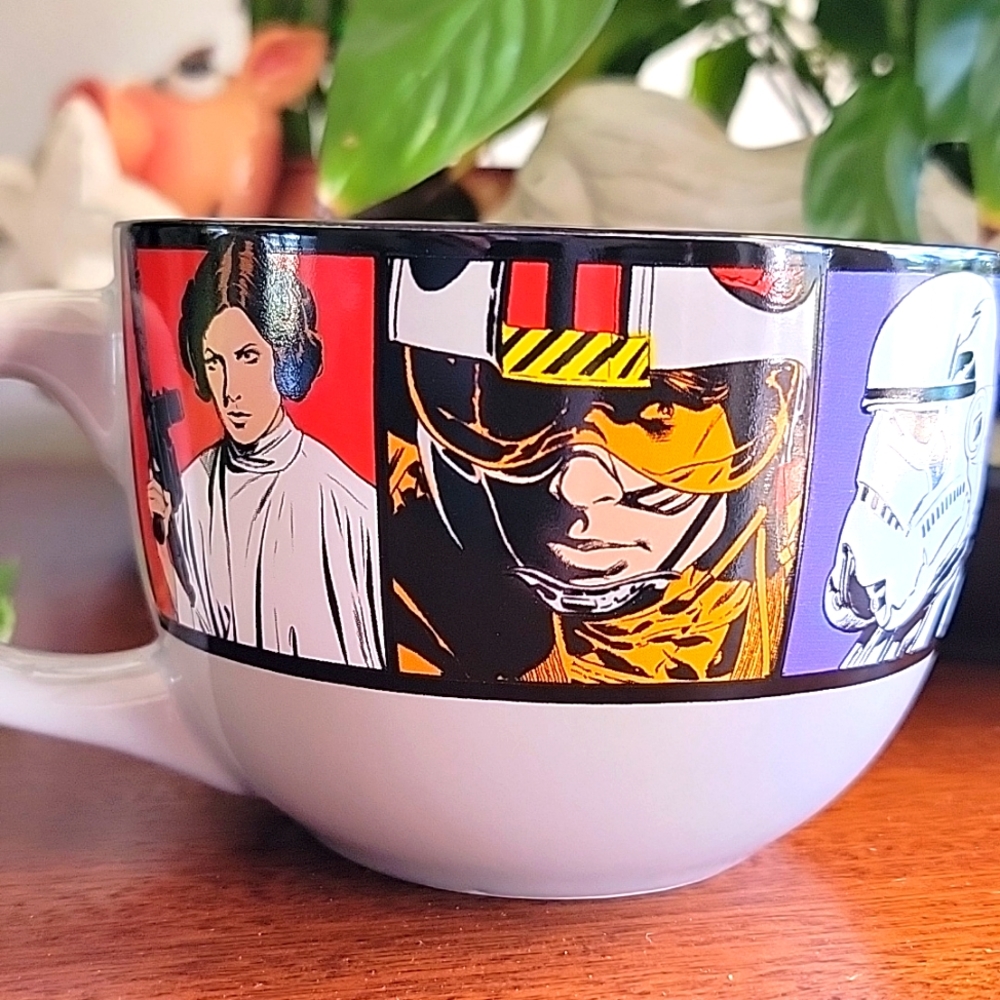 Star Wars Big Mouth 24 oz Characters Mug Yoda Luke Darth Vader Ceramic cup